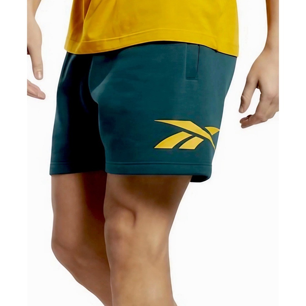 Reebok Men's Forest Green CL BV Casual Shorts Size L - Picture 4 of 6